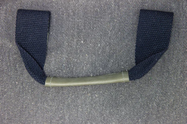 Väska handtaget Jeans textur — Stockfoto