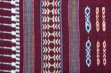 Tayland ipeği kumaşı dokusu