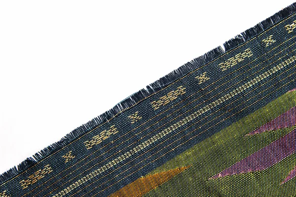 Beyaz arka plan üzerinde kumaş doku