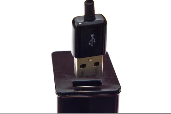 Câble USB avec chargeur — Photo