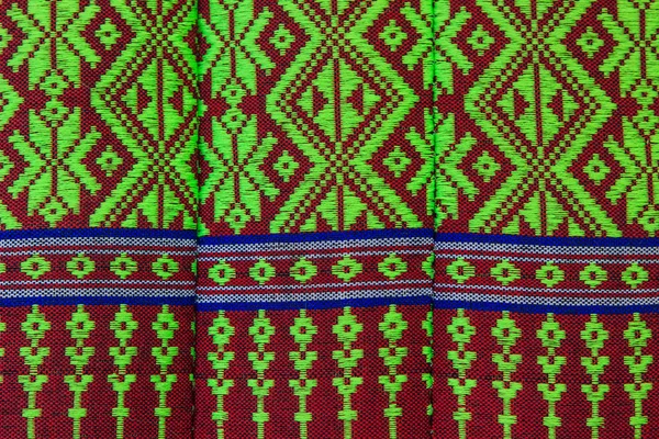 Textura de tecido tailandês — Fotografia de Stock