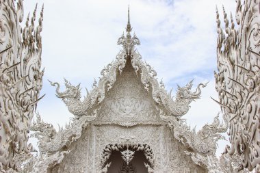 WAT Rong Khun, Chiang Rai, Kuzey Tayland tapınakta beyaz