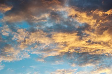 günbatımı renk gradyan elbette bulut bulutlar ile