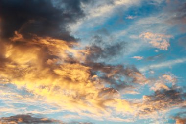 günbatımı renk gradyan elbette bulut bulutlar ile