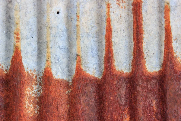 Zinco velho textura enferrujado fundo — Fotografia de Stock