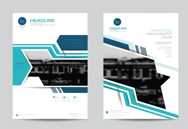 Brochure aziendale modello di layout di design volantino in formato A4 size.vector — Vettoriale Stock