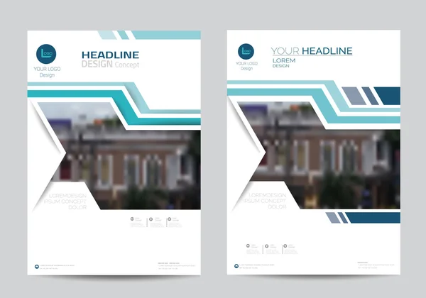 Brochure aziendale modello di layout di design volantino in formato A4 size.vector — Vettoriale Stock