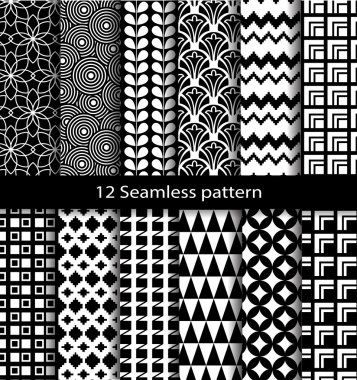 Set geometrik Dikişsiz desen