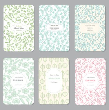 Tarihi, düğün davetiye Card.vector illüstrasyon kaydetmek