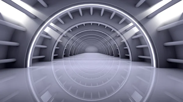 Modern mimari arka plan fütüristik iç