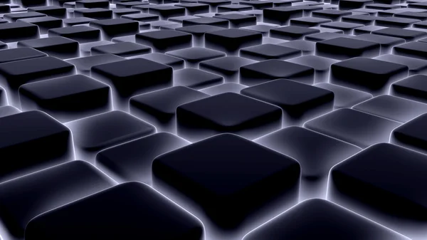 Modern abstract background of 3d blocks, cubes, box, floor 3d render — Stock Photo, Image