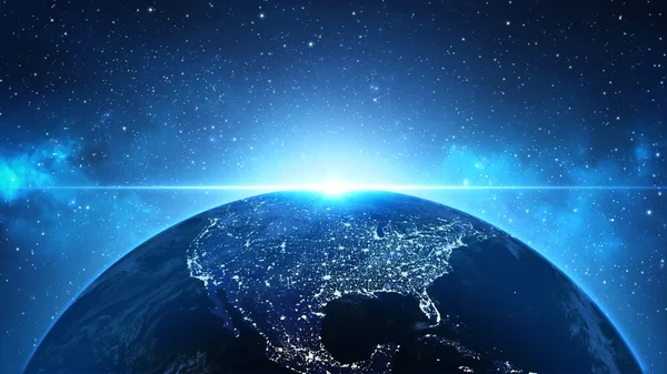 Seyyare yerküre evren veya alan, dünya ve galaksi bir bulutsu bulut.