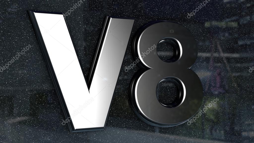 V8 label