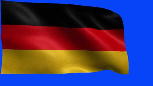 Federal Republic of Germany, Flag of Germany, Germany Flag - LOOP — Stock Video