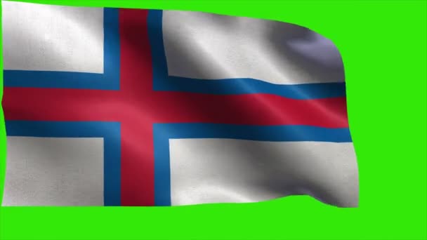 Drapeau des îles Féroé, Drapeau des îles Féroé - boucle 