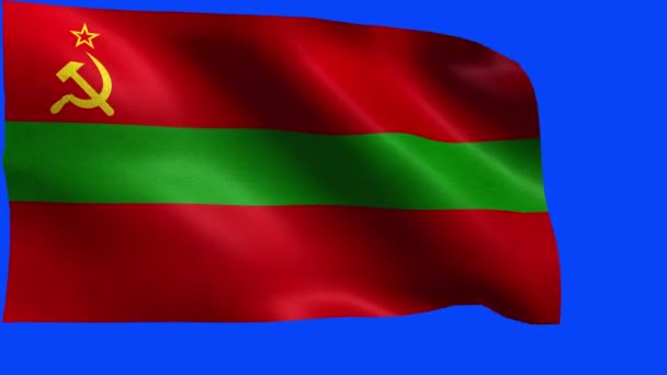 République Moldave Pridnestrovienne, Drapeau de Transnistrie, Drapeau de Trans-Dniestr - LOOP 