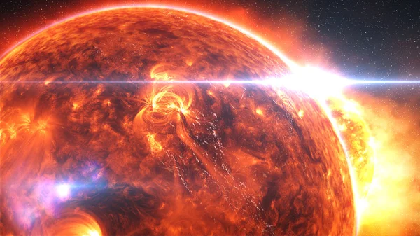 Earth yanma veya küresel bir felaket, kıyamet senaryosu sonra patlayan.