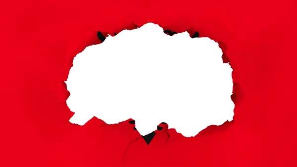 Flag of Albania, Albanian Flag painted on paper texture