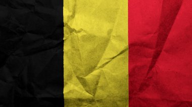 Belçika, Belçika bayrağı bayrak kağıt dokusu üzerinde boyalı