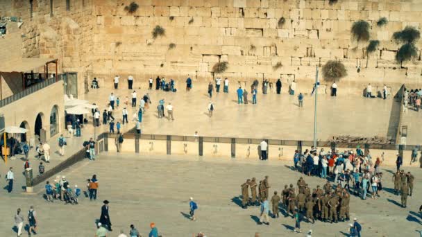 O Muro das Lamentações, Israel — Vídeo de Stock