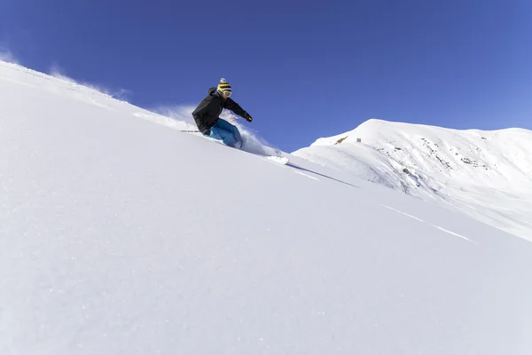 Ski en poudre Photos De Stock Libres De Droits