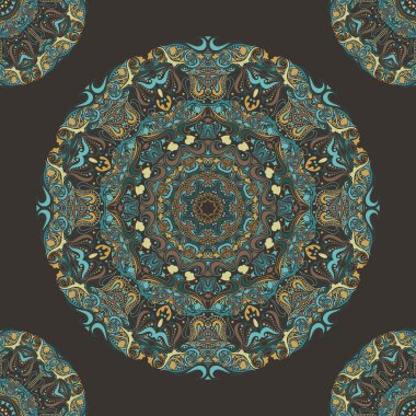 etnik dekoratif desen