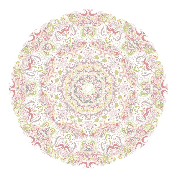 Mandala rosa — Vector de stock