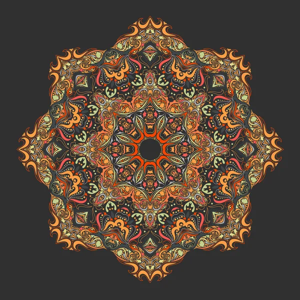 Mandala incendie — Image vectorielle