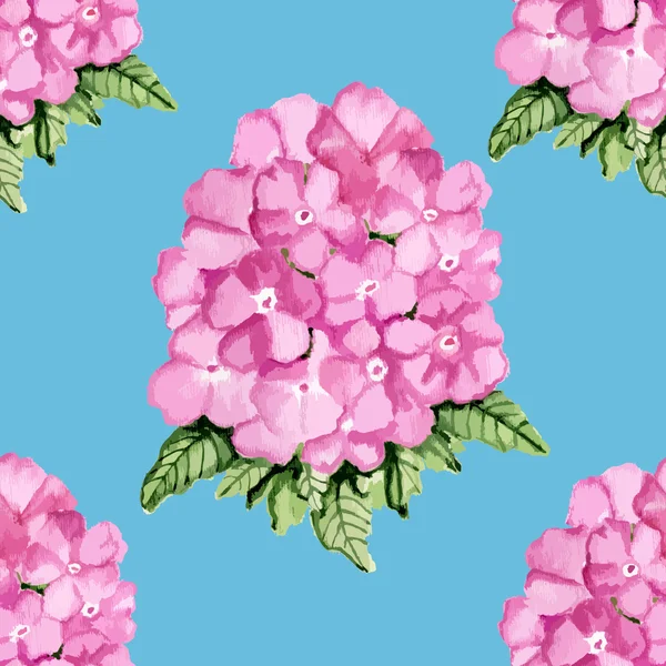 Blomster pink mønster – Stock-vektor