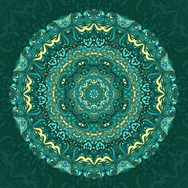 Mandala bleu — Image vectorielle