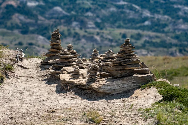 Cairn Valley Στο Theodore Roosevelt National Park Στη Βόρεια Ντακότα — Φωτογραφία Αρχείου