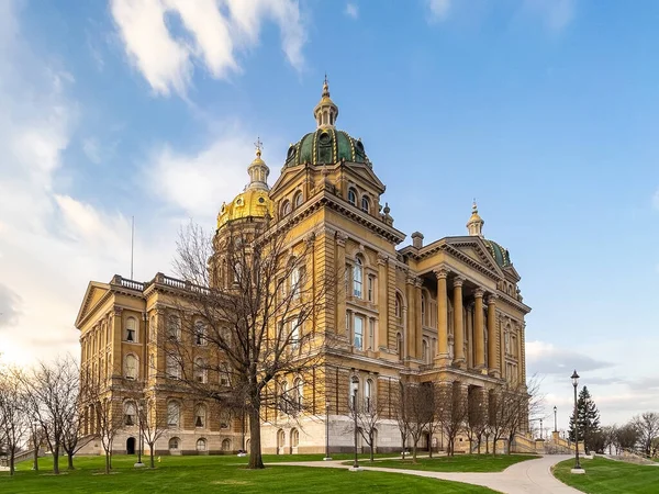 Iowa State Capitol Des Moines Iowa — Foto Stock