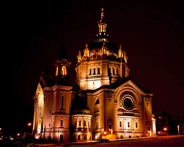 Cathedral of St. Paul at Night — Stock Photo, Image