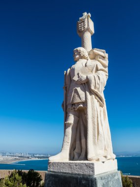 Juan Cabrillo adlı Cabrillo Ulusal Anıt Heykeli