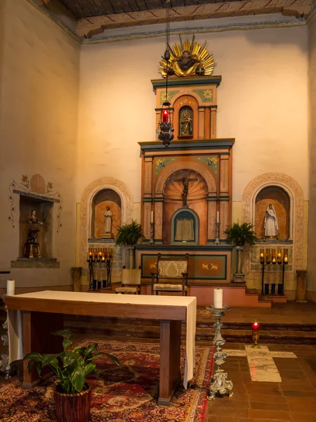 Área de adoração na Missão San Diego de Alcala — Fotografia de Stock