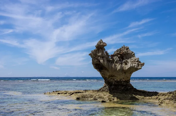 Heart Rock em Kouri-jima — Fotografia de Stock