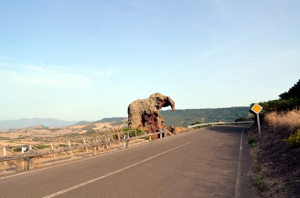 The Elephant Rock in Castelsardo Sardaigne Italie — Photo