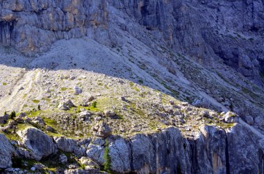 Unesco tarafından gardena Pass dolomites ayrıntılarını korumak