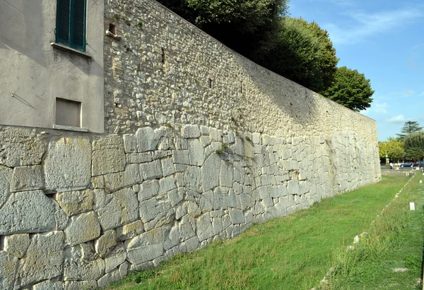 Stenen muur getextureerde effect achtergrond — Stockfoto