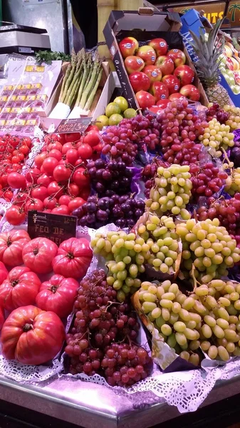 Obst und Gemüse vermarkten — Stockfoto