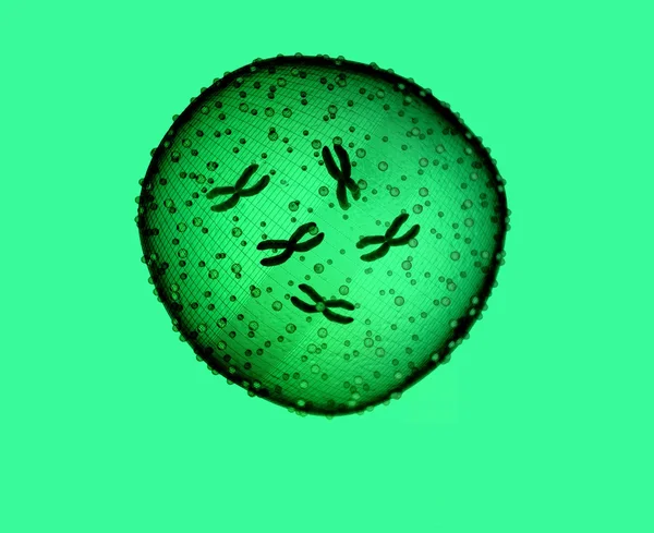 Microbe green — Stock Fotó