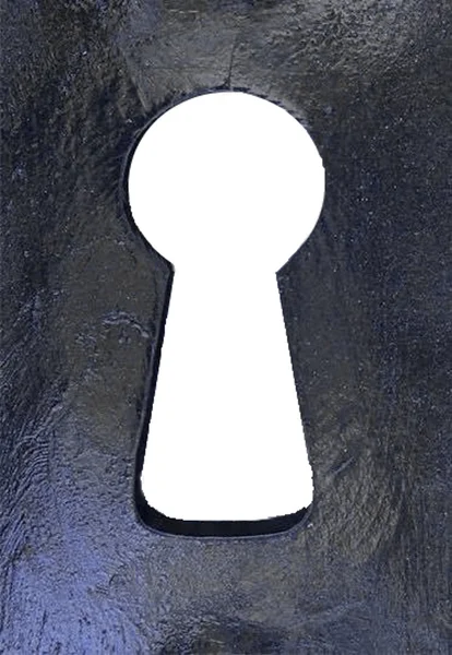 Keyhole blue that looks into the void — Stock Fotó