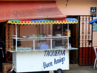 Meksika hawker gıda Meksika sokakta