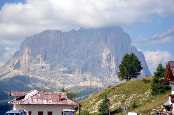 Gardena Pass dolomiti unesco Italy — Stock Photo, Image