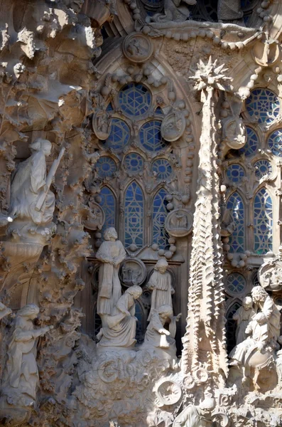 Detalles arquitectónicos de la Sagrada Familia Barcelona — Foto de Stock