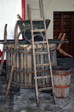 Şarap ilişiğini şarap Fermantasyon işlemi