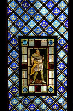 Antonio Gaudi tarafından tasarlanmış Palau Guell Sarayın içinde