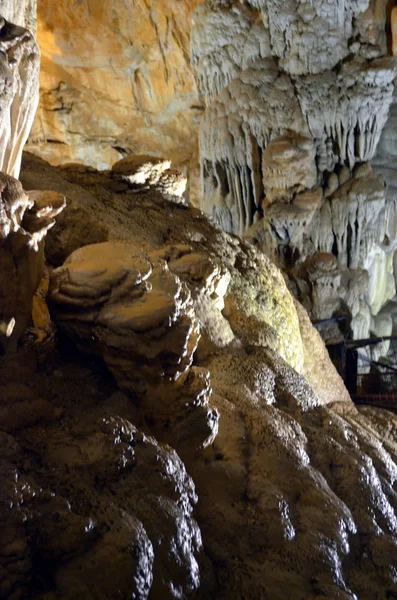 Inside the Ispingoli Cave karst in Sardinia Italy — Stock Photo, Image