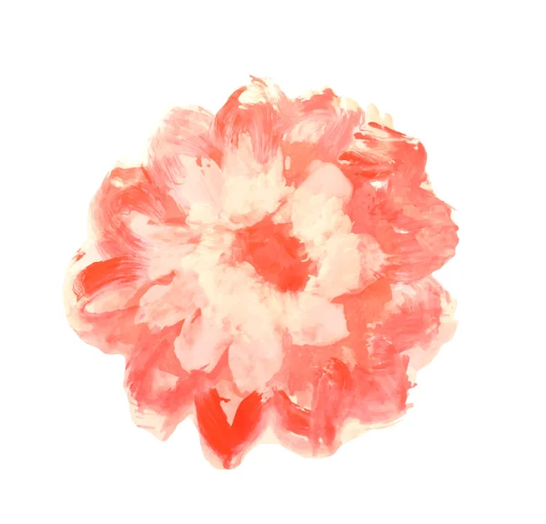 Όμορφο λουλούδι ακουαρέλα σε άσπρο φόντο, εικονογράφηση φορέας — Διανυσματικό Αρχείο