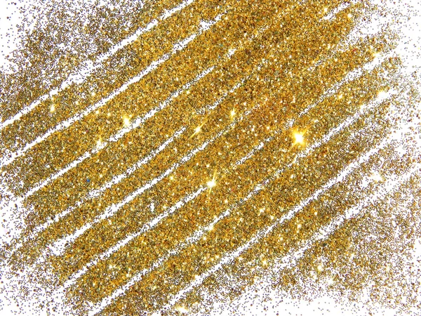 金色キラキラ輝きホワイト バック グラウンド — ストック写真